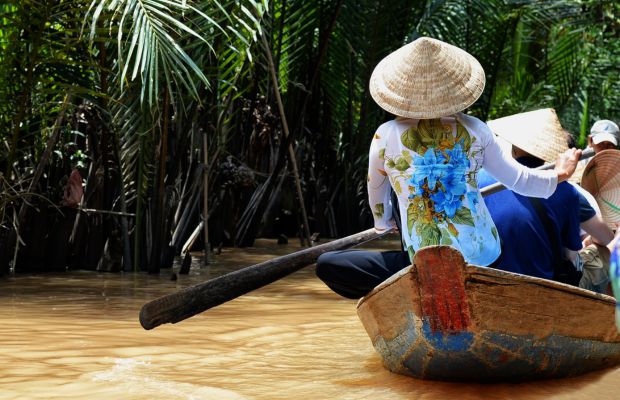 Boating in Ben Tre